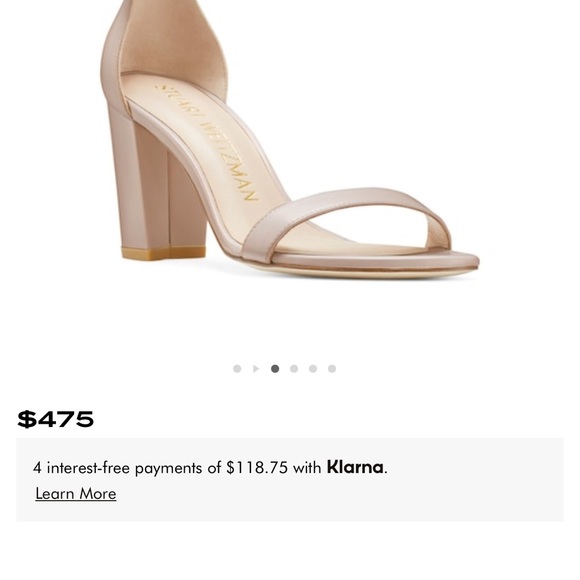 Stuart Weitzman NearlyNude Ankle Strap Sandal - Picture 10 of 10